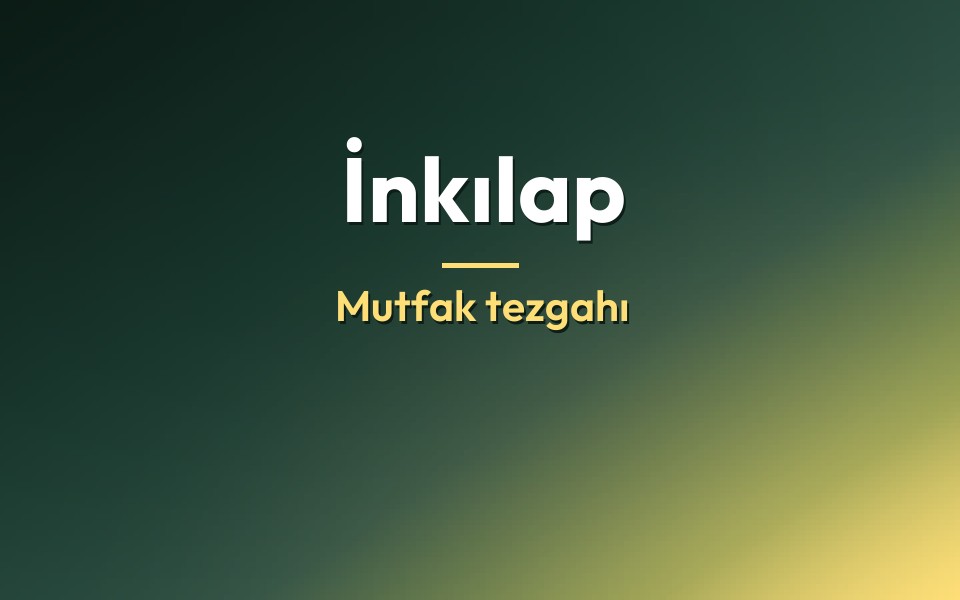 İnkılap Mutfak tezgahı
