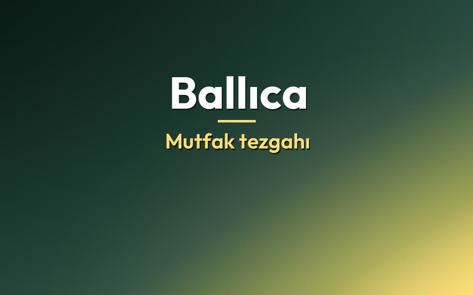 Ballıca Mutfak tezgahı