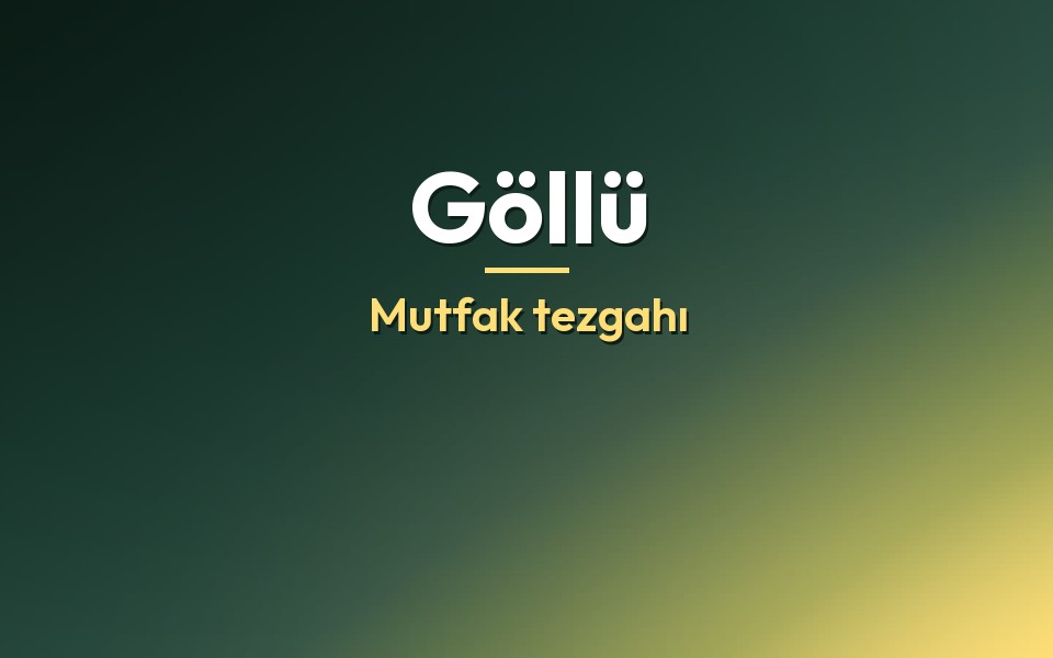 Göllü Mutfak tezgahı
