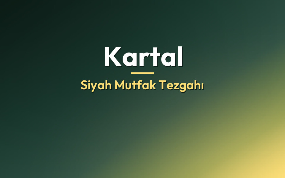 Kartal Siyah Mutfak Tezgahı